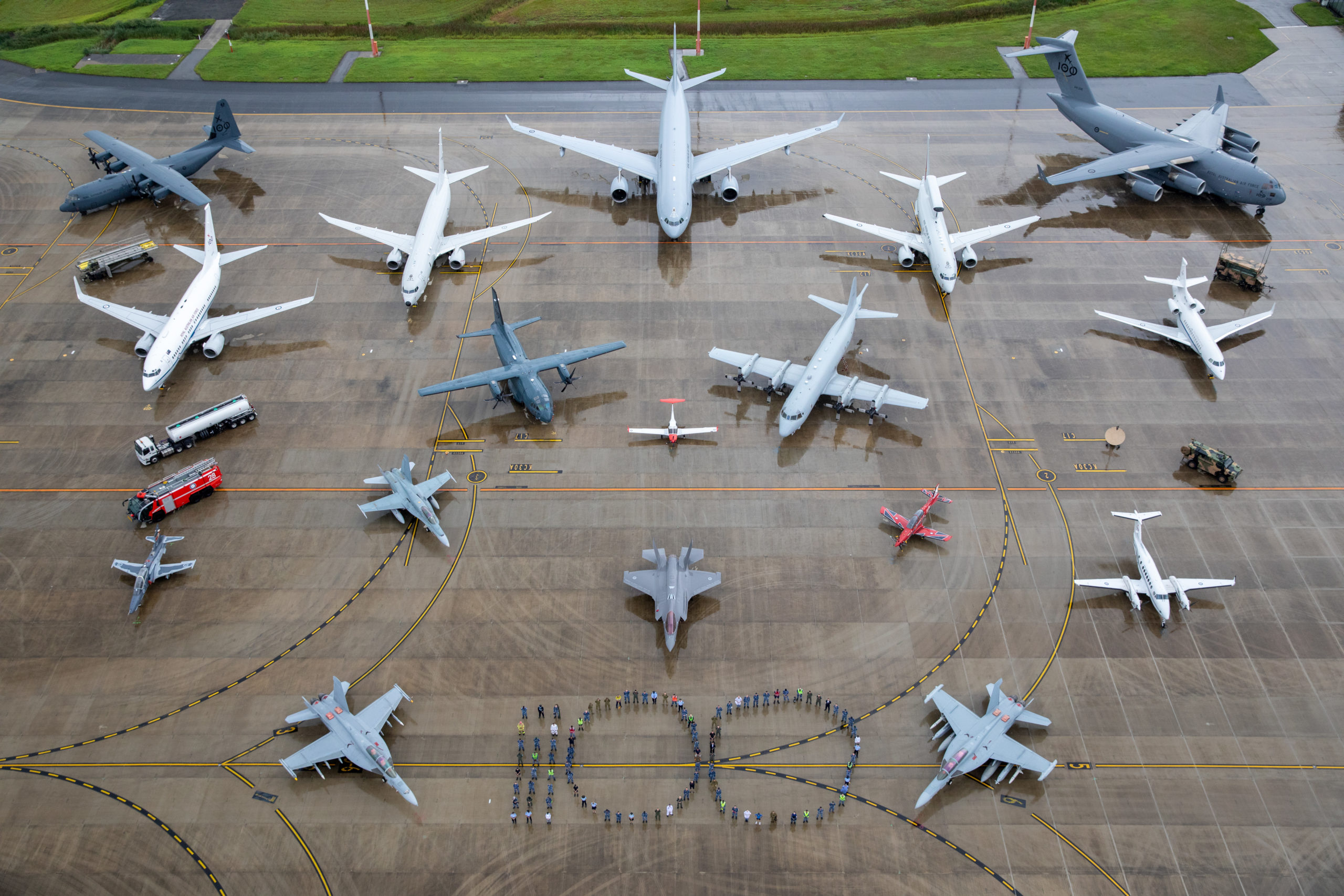 RAAF 100th Birthday Flyover - Including Aircraft List | The Swing Wing